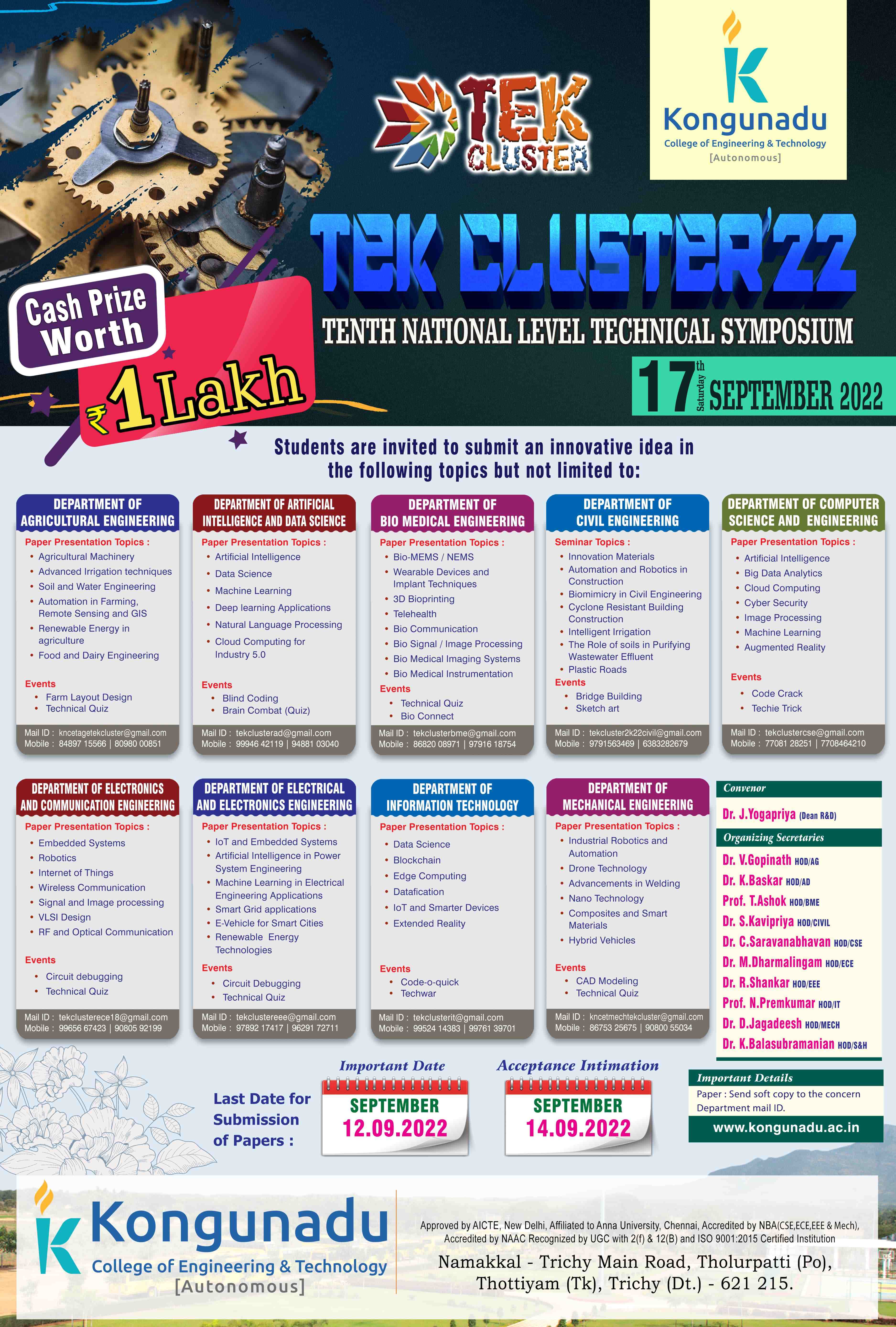 TEKCLUSTER 22